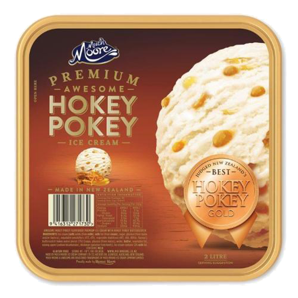 Much Moore Premium Awesome Hokey Pokey Ice Cream 2l