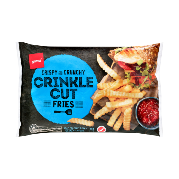 Pams Crinkle Cut Fries 1kg Prices FoodMe