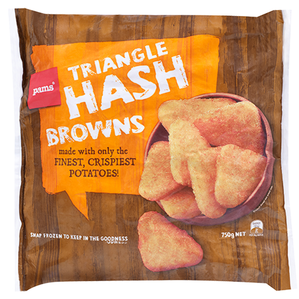 Pams Triangle Hash Browns 750g Prices - FoodMe