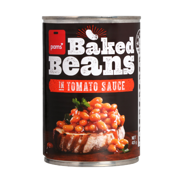 Pams Baked Beans In Tomato Sauce 425g Prices FoodMe