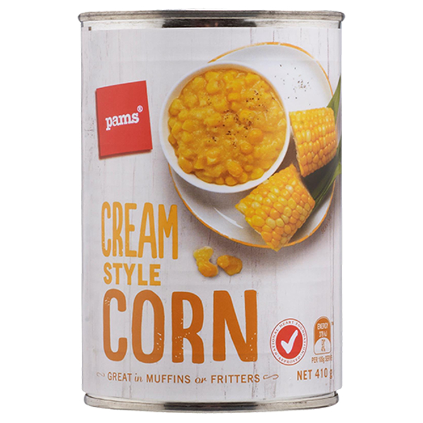 Pams Cream Style Corn 410g