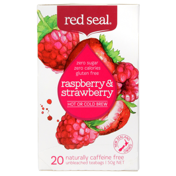 Red Seal Raspberry & Strawberry Tea Bags 20ea