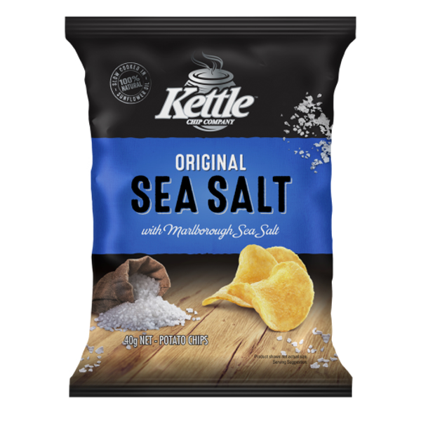Kettle Chip Company Sea Salt Potato Chips 40g