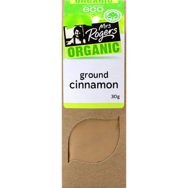 Mrs Rogers Organic Ground Cinnamon 30g