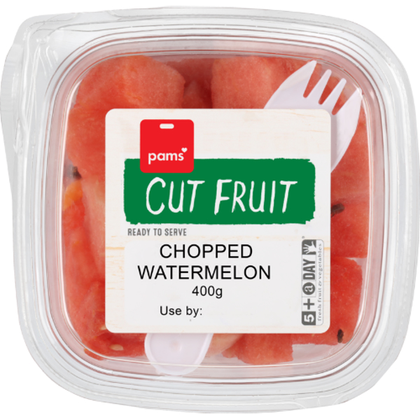 Pams Cut Fruit Chopped Watermelon 1ea