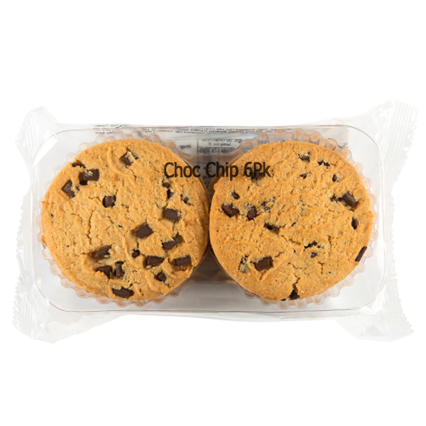 BAKER Boys Choc Chip Biscuits 6ea