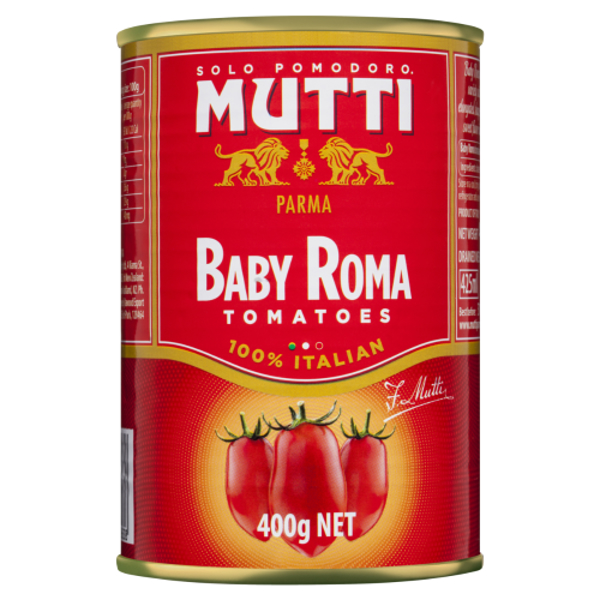Mutti Baby Roma Tomatoes 400g