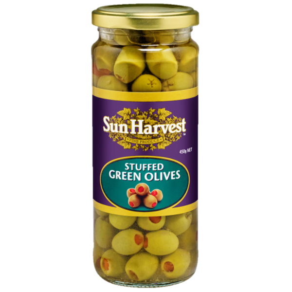 Sun Harvest Stuffed Green Olives 450g