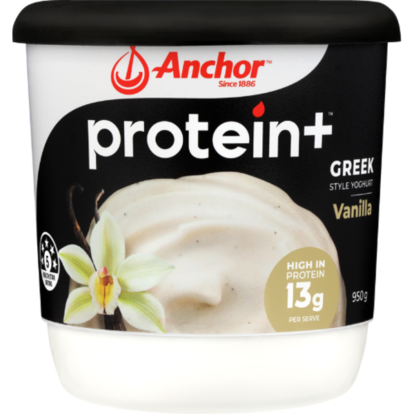 Anchor Protein Plus Vanilla Greek Style Yoghurt 950g Prices FoodMe