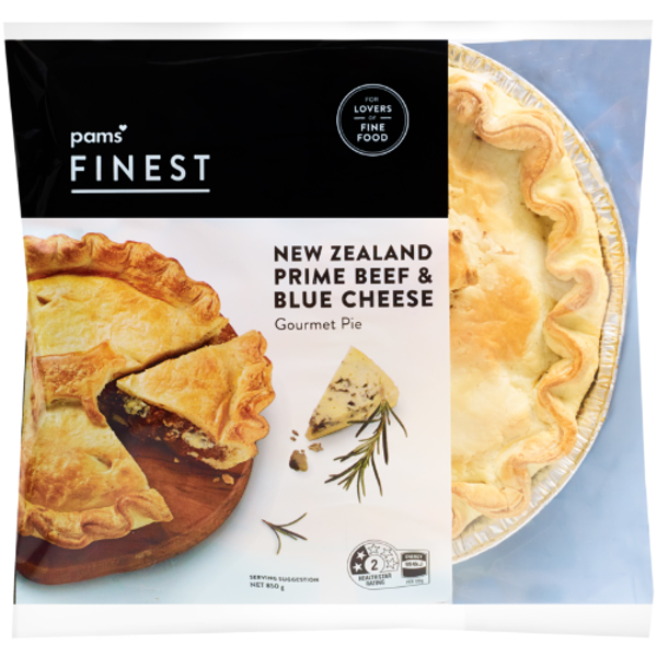 Pams Finest Prime Beef & Blue Cheese Gourmet Pie 850g