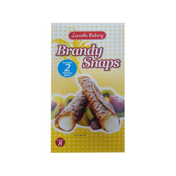 Lincoln Bakery Brandy Snaps with Piping Bag 8ea Prices FoodMe
