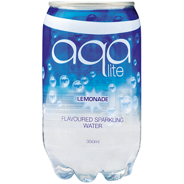 Aqa Lite Lemonade Flavoured Sparkling Water 350ml