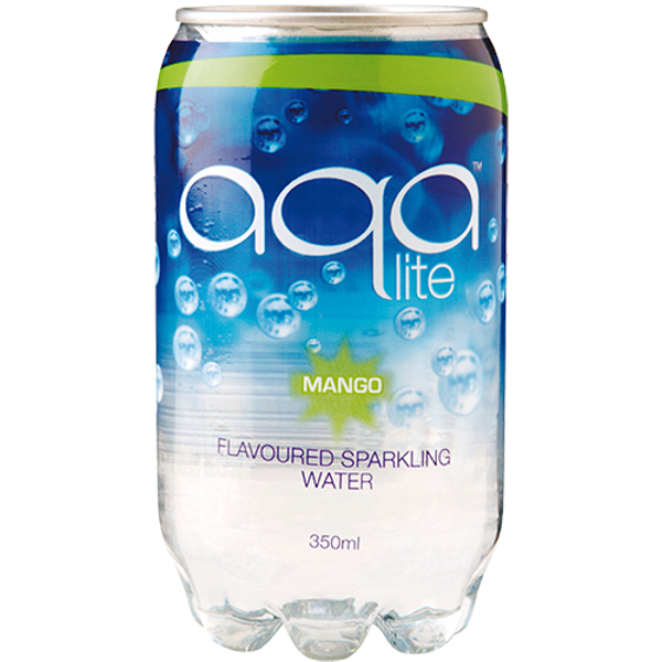 Aqa Lite Mango Flavoured Sparkling Water 350ml