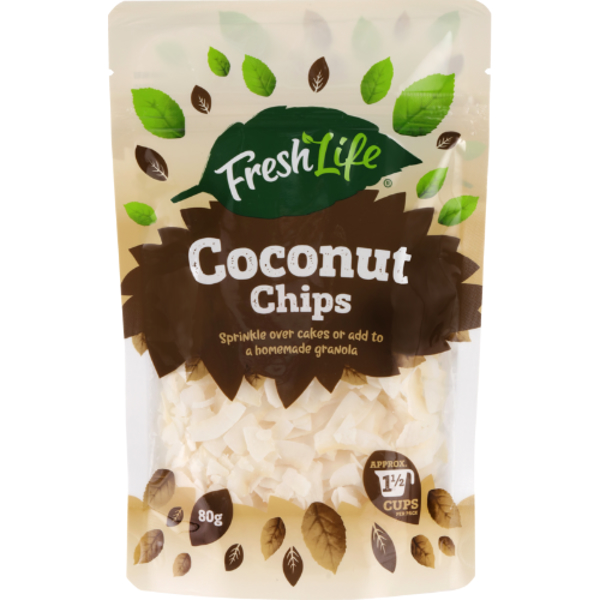 Fresh Life Coconut Chips 80g