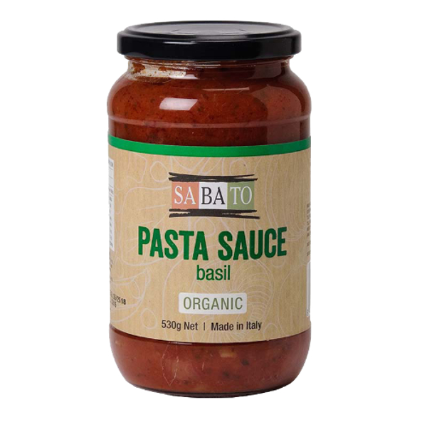 Sabato Organic Basil Pasta Sauce 530g