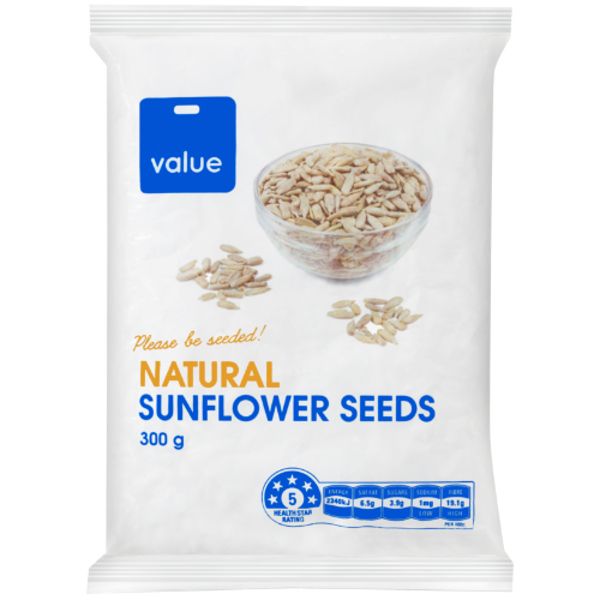 Value Natural Sunflower Seeds 300g