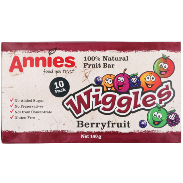 Annies Wiggles Snack Box Berryfruit 10 Bars