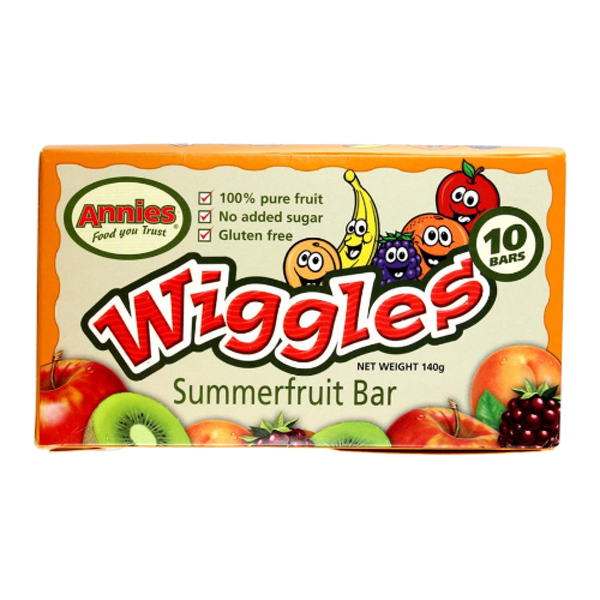 Annies Wiggles Nat Summerfruit Bars 10pk