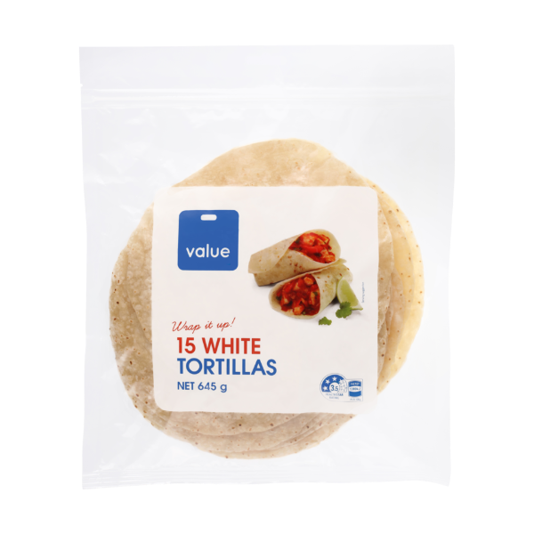 Value White Tortillas 15ea Prices FoodMe