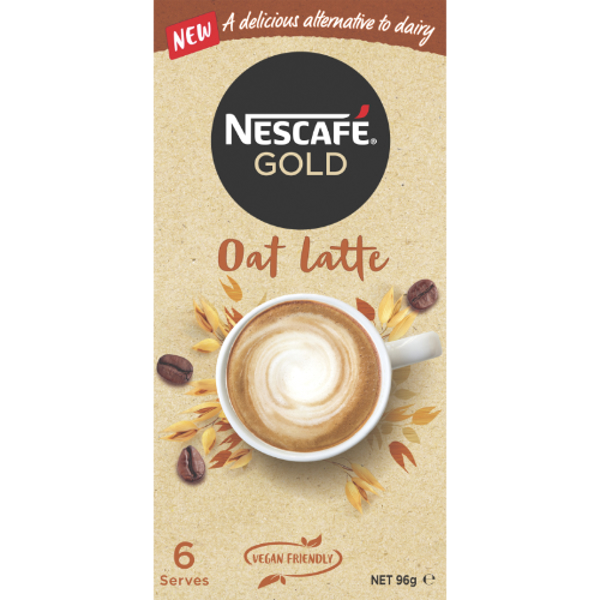 Nescafe Gold Oat Latte Sachets 6pk