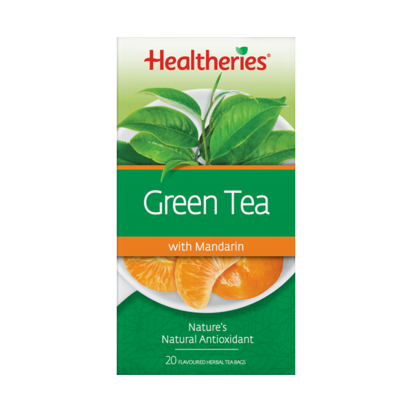 Healtheries Green Tea With Mandarin Tea Bags Prices FoodMe