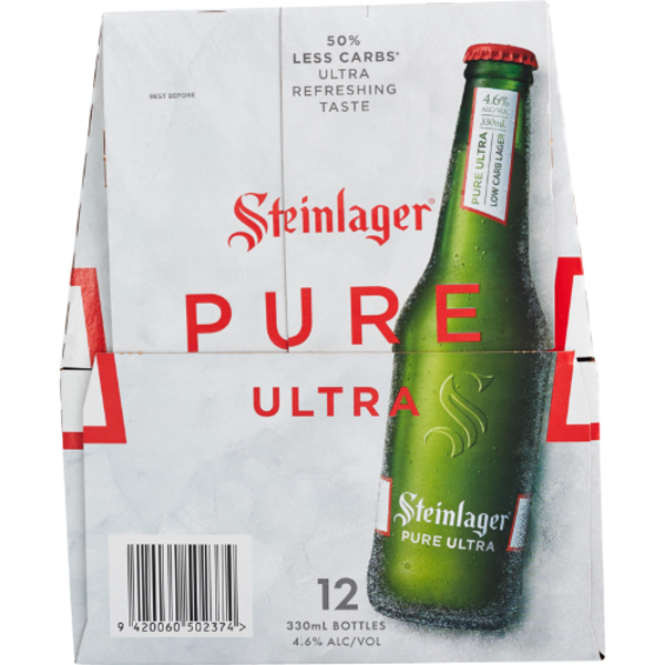 Steinlager Pure Ultra Light Bottles Prices - FoodMe