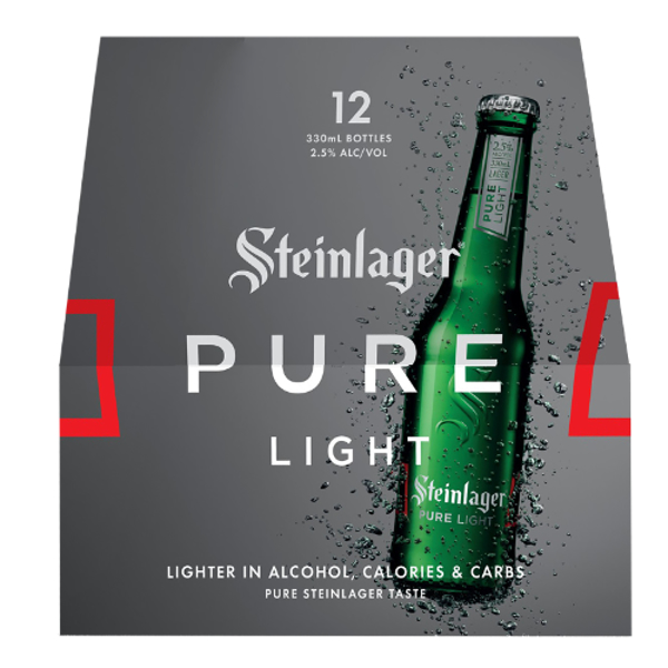 Steinlager Pure Light Lager Bottles Prices - FoodMe