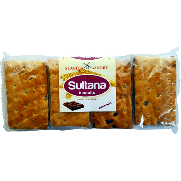 Slavica Bakery Sultana Biscuits With Chocolate Drops 280g
