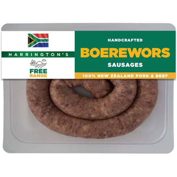 Harringtons Small Goods Free Range Boerewors Sausage 350g