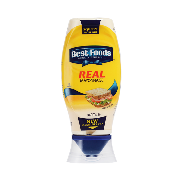 Best Foods Real Mayonnaise Squeeze Bottle 340ml Prices FoodMe