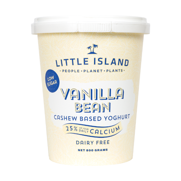 Little Island Coconut Creamery Vanilla Bean Cashew Based Yoghurt 800g