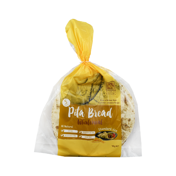 Alamir Bakery Wholemeal Pita Bread 410g Prices FoodMe
