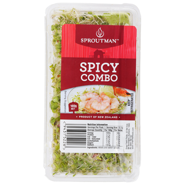 Sproutman Spicy Combo 100g