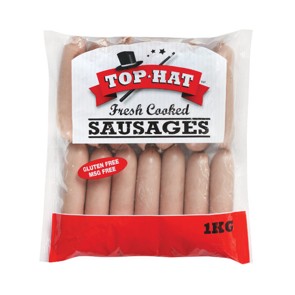 Top Hat PreCooked Sausages 1kg Prices FoodMe