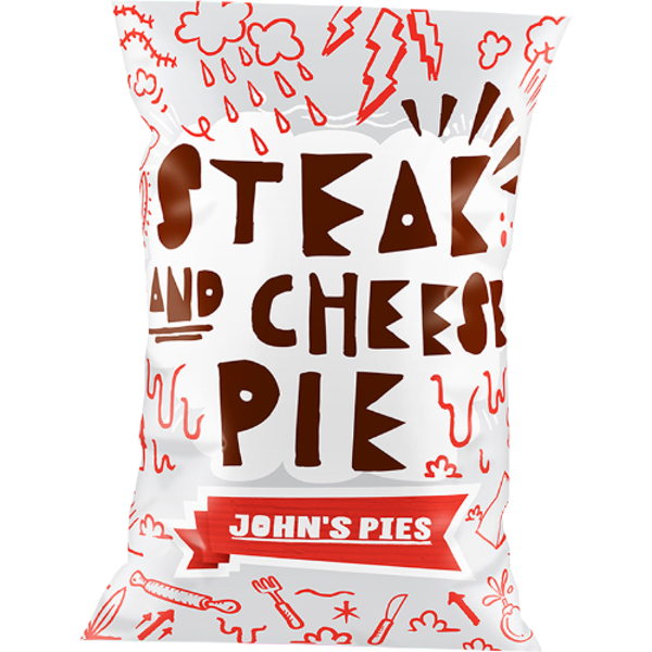 Johns Pies Steak And Cheese Pie 1ea