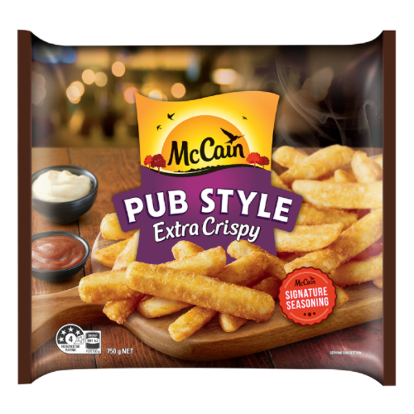 McCain Pub Style Fries Extra Crispy 750g
