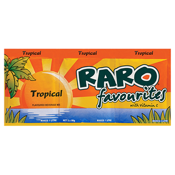 Raro Favourites Tropical Flavoured Beverage Mix