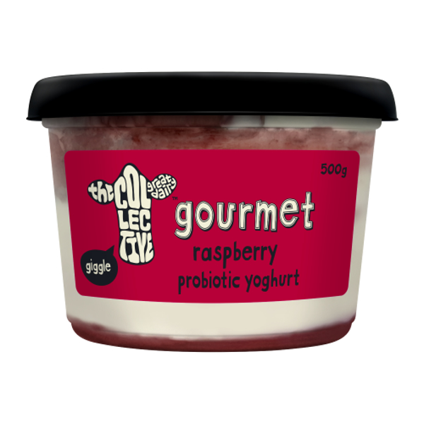 The Collective Raspberry Gourmet Probiotic Yoghurt 500g