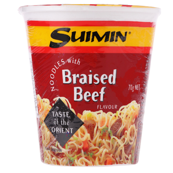 Suimin Braised Beef Instant Noodles 70g