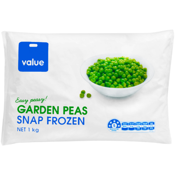 Value Garden Peas 1kg