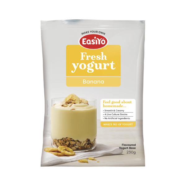 Easiyo Banana Flavoured Yogurt Base 230g Prices FoodMe