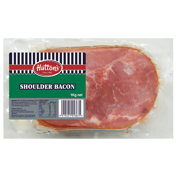 Hutton's Shoulder Bacon 1kg