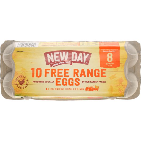 New Day Free Range Size 8 Eggs
