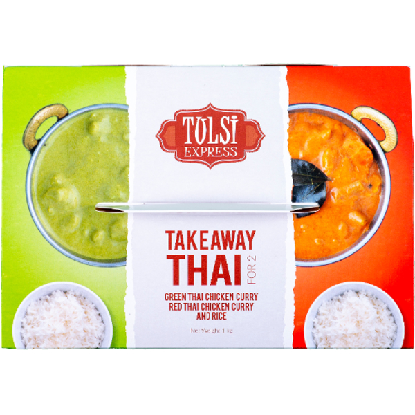 Tulsi Thai Red & Green Curry Meal Box