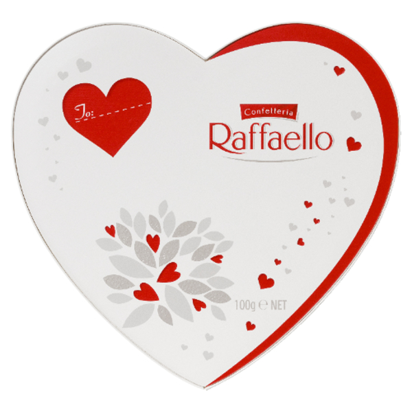Confetteria Raffaello Heart Chocolates 100g