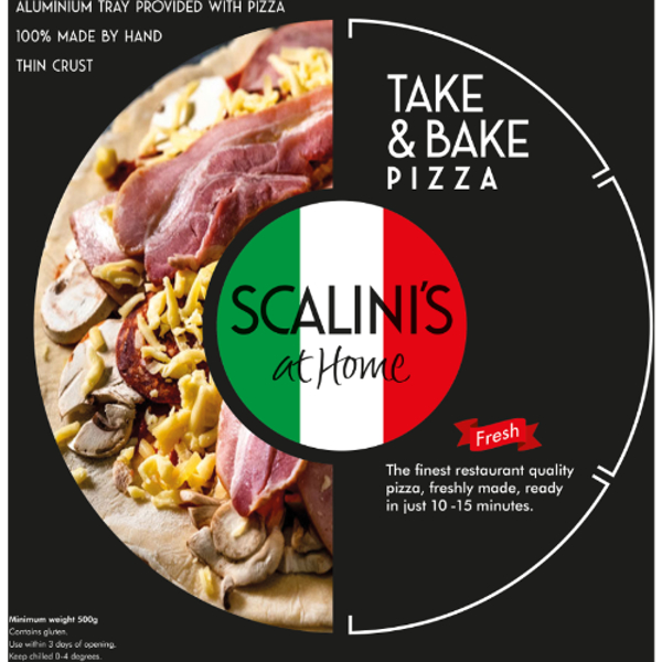 Scalini's At Home Meat Lovers Pizza 500g