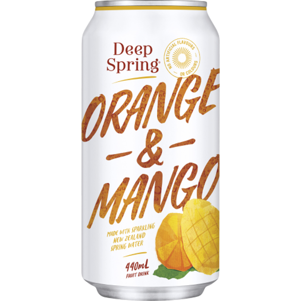 Deep Spring Orange Mango Soft Drink 440ml