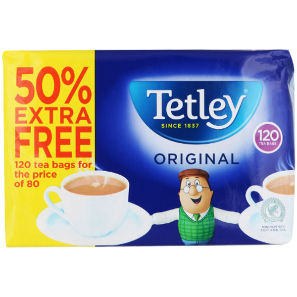 Tetley Original Tea Bags 375g Prices - FoodMe