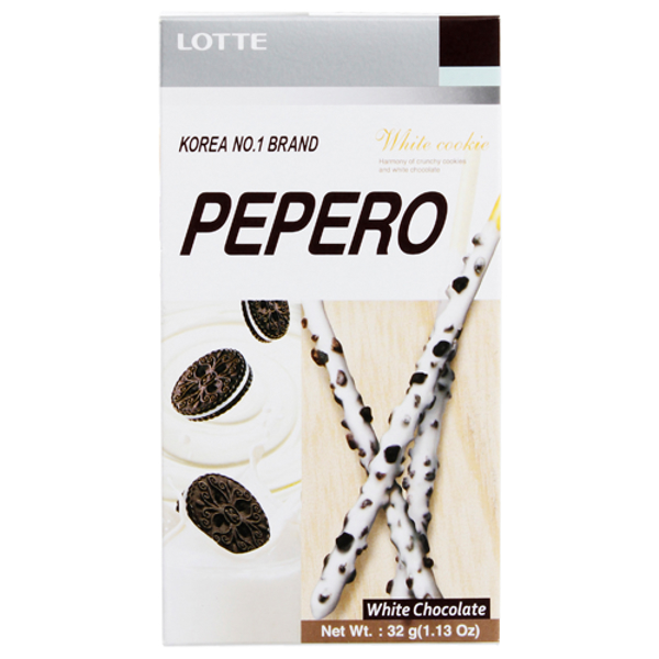 Lotte Pepero White Chocolate Cookies 32g