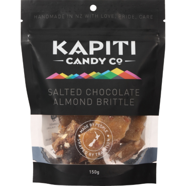 Kapiti Candy Co Salted Chocolate Almond Brittle 150g
